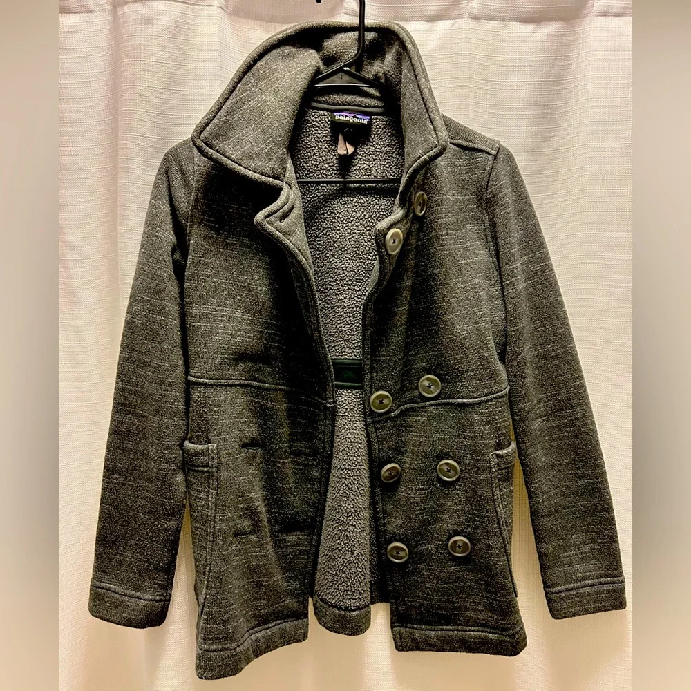 Patagonia Better-Sweater Pea Coat in Dark Grey - XS - Picture 2 of 8